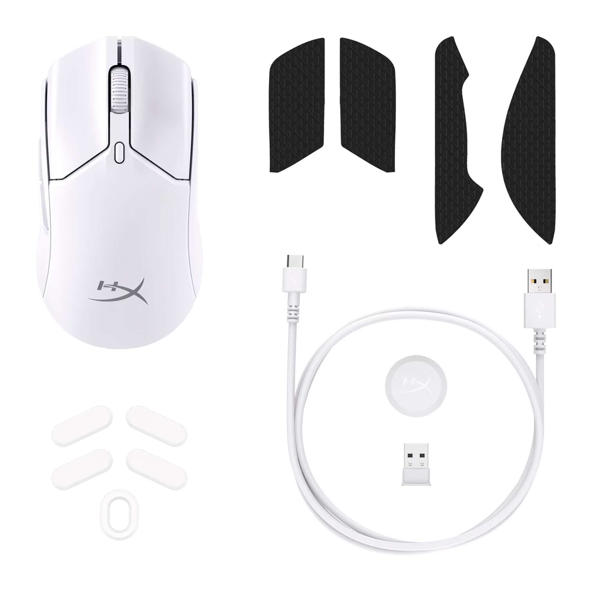 Mouse Gamer HyperX Pulsefire Haste 2 Core Inalámbrico Blanco 8R2E7AA